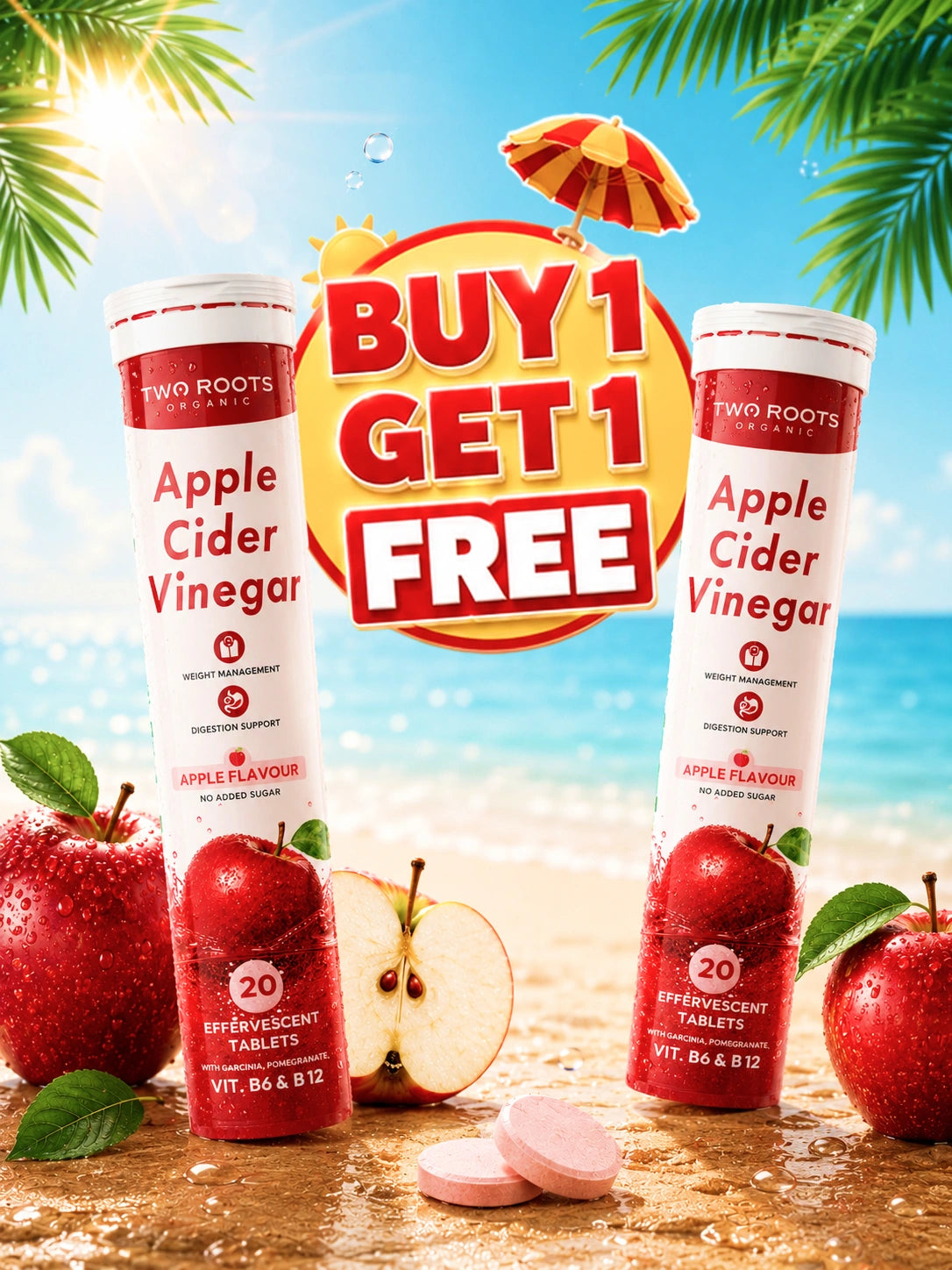 Apple Cider Vinegar Pack of 3 | Wellness Combo
