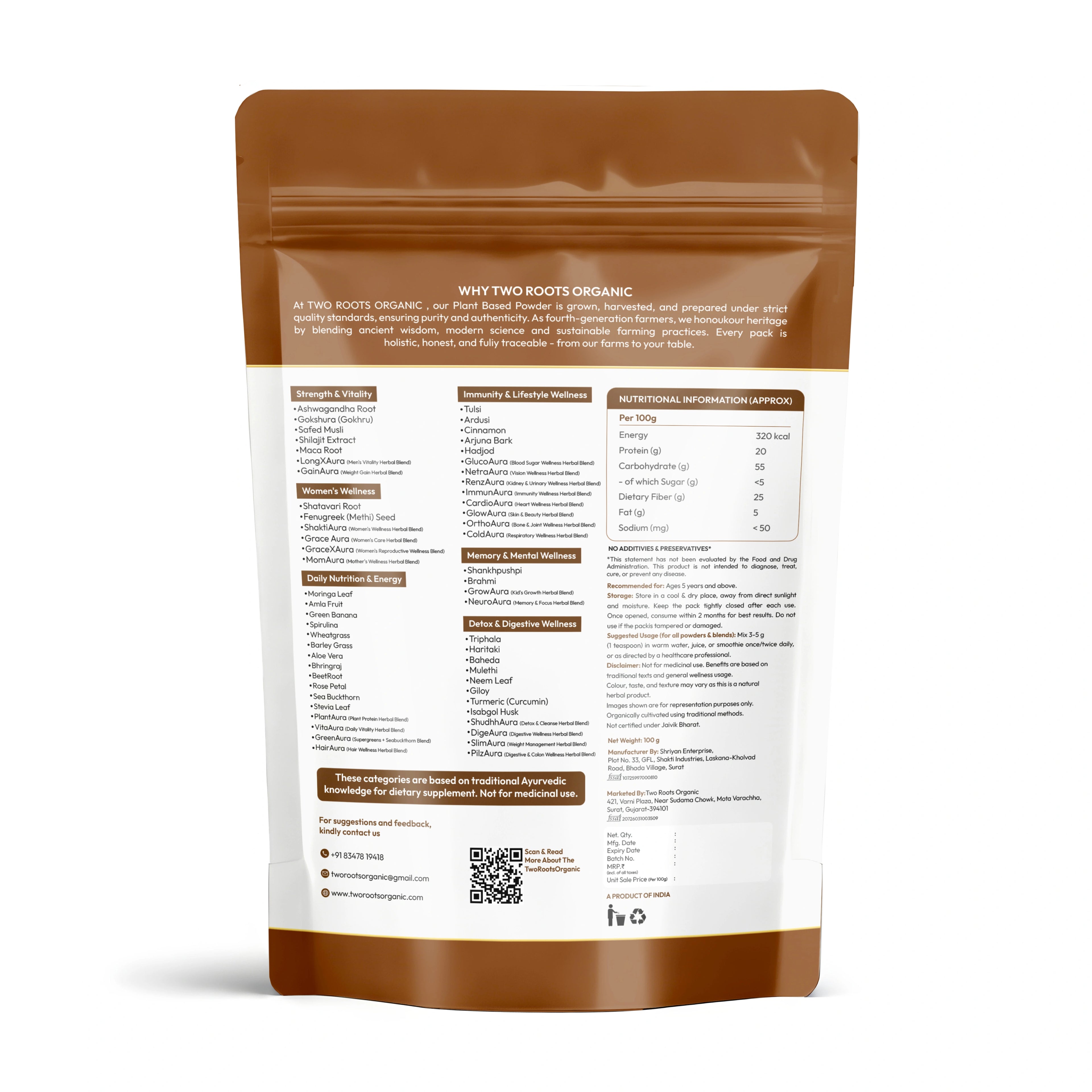 Ashwagandha Powder | Stress Relief Support