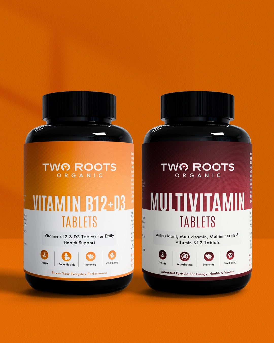 Vitamin B12+D3 + Multivitamin Tablet - Pack of 2
