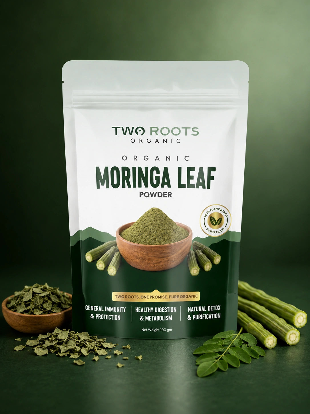 Organic Moringa Leaf Powder | Healthy Nutrition