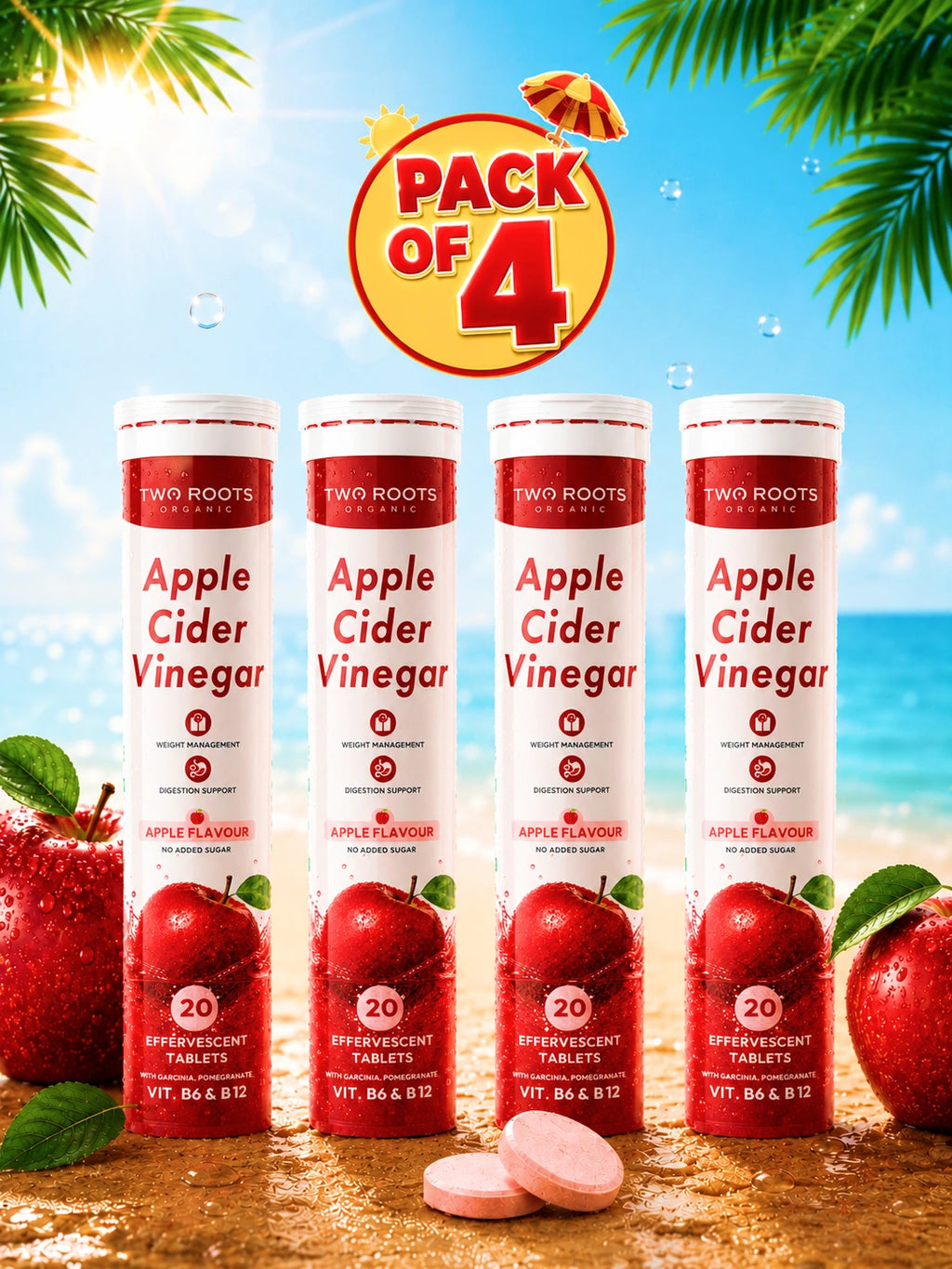Apple Cider Vinegar Pack of 4 | Value Combo
